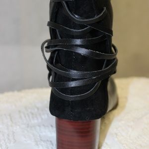 elegchic lace up boots